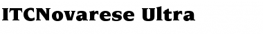 Download ITCNovarese-Ultra Ultra Font Title Preview