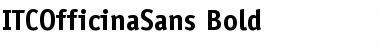 Download ITCOfficinaSans Bold Font Title Preview