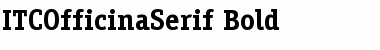 Download ITCOfficinaSerif Bold Font Title Preview