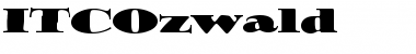 Download ITCOzwald Roman Font Title Preview
