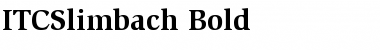 Download ITCSlimbach Bold Font Title Preview