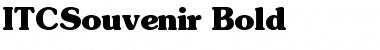 Download ITCSouvenir Bold Font Title Preview