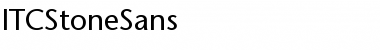 Download ITCStoneSans Roman Font Title Preview