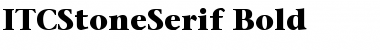 Download ITCStoneSerif Bold Font Title Preview