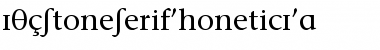 Download ITCStoneSerifPhoneticIPA Roman Font Title Preview