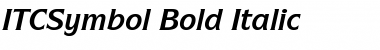 Download ITCSymbol BoldItalic Font Title Preview
