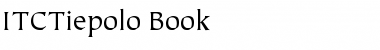 Download ITCTiepolo-Book Book Font Title Preview