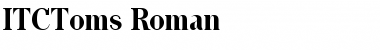 Download ITCTom's Roman Font Title Preview