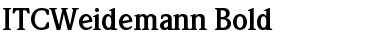 Download ITCWeidemann Bold Font Title Preview