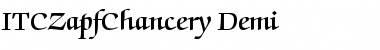 Download ITCZapfChancery-Demi Demi Font Title Preview
