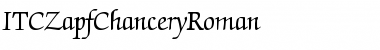 Download ITCZapfChanceryRoman Roman Font Title Preview