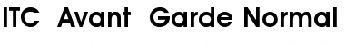 Download ITC_ Avant_ Garde Normal Font Title Preview