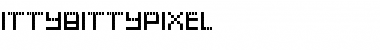Download IttyBittyPixel Regular Font Title Preview