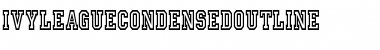 Download IvyLeagueCondensedOutline Regular Font Title Preview