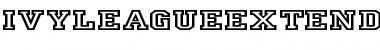 Download IvyLeagueExtendedOutline Regular Font Title Preview