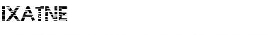 Download IxatNE Regular Font Title Preview