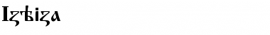 Download Izhitza Regular Font Title Preview