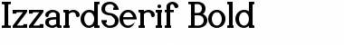 Download IzzardSerif Bold Font Title Preview