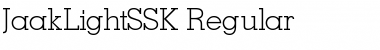 Download JaakLightSSK Regular Font
