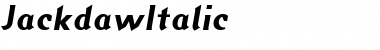 Download JackdawItalic Regular Font