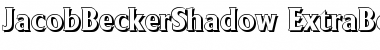 Download JacobBeckerShadow-ExtraBold Font