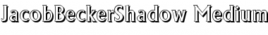 Download JacobBeckerShadow-Medium Regular Font