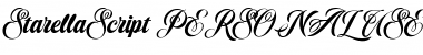 Download Starella Script PERSONAL USE Regular Font