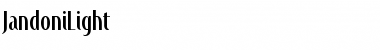 Download Jandoni Medium Font Title Preview