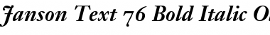Download JansonText RomanSC Bold Italic Font Title Preview