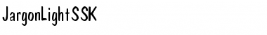 Download JargonLightSSK Regular Font Title Preview