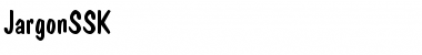 Download JargonSSK Regular Font Title Preview