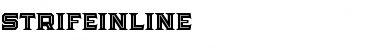 Download Strife inline Regular Font