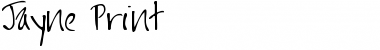 Download Jayne Print Hand Font Title Preview