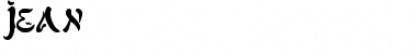 Download Jean Normal Font Title Preview