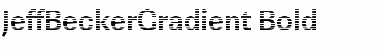 Download JeffBeckerGradient Bold Font