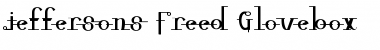 Download Jefferson's Freed Glovebox Regular Font