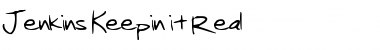 Download Jenkins Keepin it Real Regular Font Title Preview