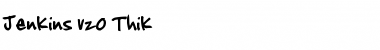 Download Jenkins v2.0 Thik Font Title Preview