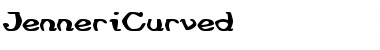 Download JenneriCurved Regular Font Title Preview