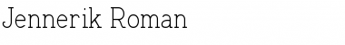 Download Jennerik Roman Font Title Preview
