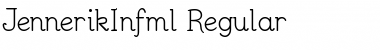 Download JennerikInfml Regular Font Title Preview