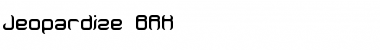 Download Jeopardize BRK Normal Font Title Preview