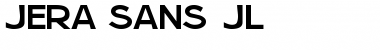 Download Jera Sans JL Regular Font Title Preview