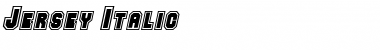 Download Jersey Italic Font Title Preview