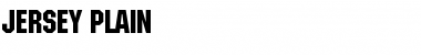 Download Jersey Plain Font Title Preview