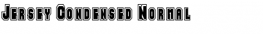 Download JerseyCondensed Normal Font Title Preview