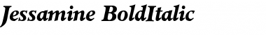 Download Jessamine BoldItalic Font Title Preview