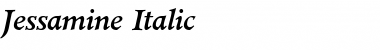 Download Jessamine Italic Font Title Preview