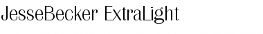 Download JesseBecker-ExtraLight Regular Font Title Preview