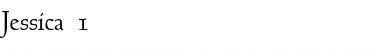 Download Jessica 1 Italic Font Title Preview